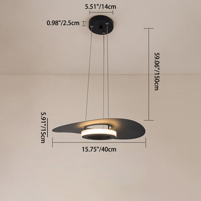 Moderne minimalistische drehbare LED-Wandleuchte