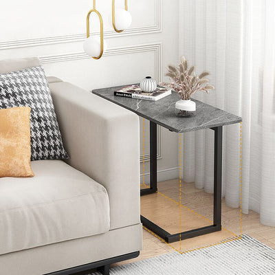 Modern Simplicity MDF Top C-shaped End Table For Living Room