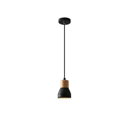 Nordic Cement Tapered 1-Light Mini LED Pendant Light