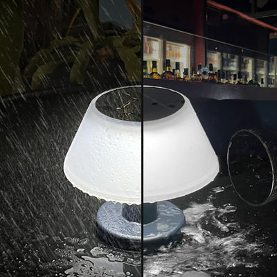 Modern Minimalist Waterproof Solar Mushroom ABS PC LED Outdoor Light For Garden