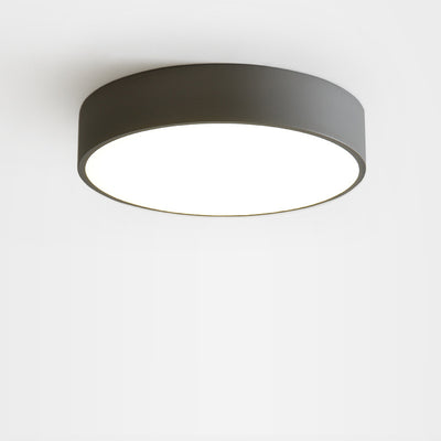 Modern Minimalist Round Iron Acrylic LED Flush Mount Ceiling Light For Living Room