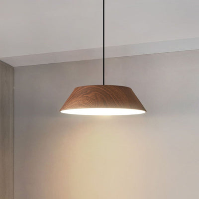 Contemporary Creative Round Trapezoidal Iron Acrylic LED Pendant Light For Living Room