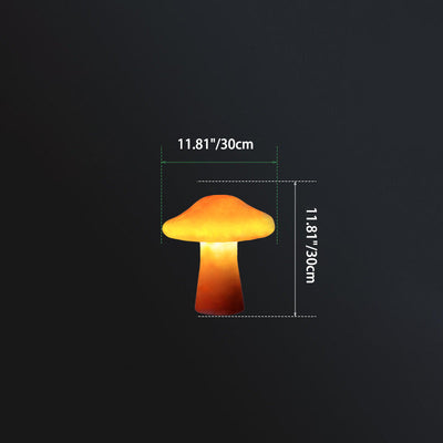 Modern Art Deco Waterproof Solar Resin Mushroom LED Landscape Lighting Outdoor Light For Garden