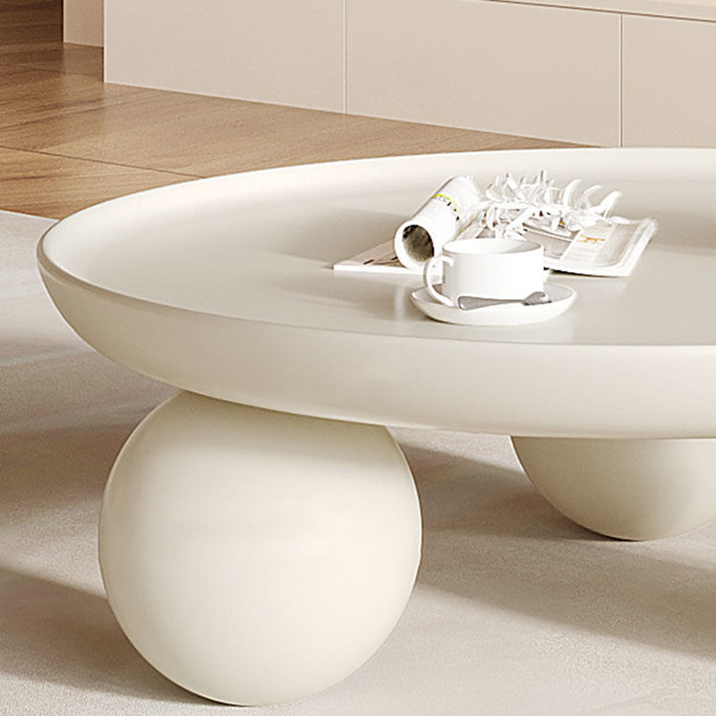 Contemporary Creative Disc Orb Metal Coffee Table For Living Room