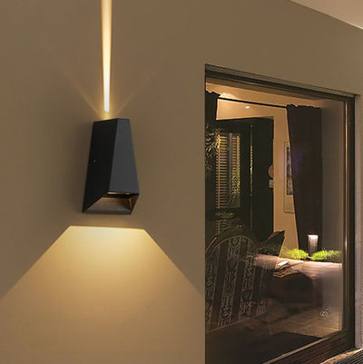 Modern Simplicity Waterproof Trapezoidal Aluminum LED Wall Sconce Lamp For Outdoor Patio