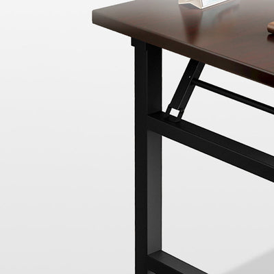 Modern Simplicity Rectangular MDF Steel Desks Foldable For Home Office