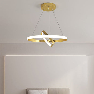 Italian Minimalist Circle Geometry Island Light LED Chandeliers