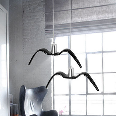 Nordic Creative Personality Wrought Iron Seagull LED Pendant Light