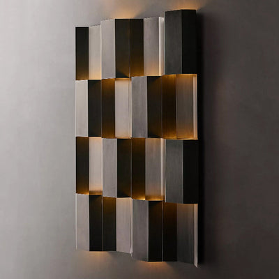 Contemporary Retro Waterproof Aluminum Rectangular LED Wall Sconce Lamp For Outdoor Patio