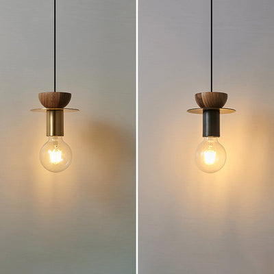 Modern Minimalist Half Round Begs Round Copper 1-Light Pendant Light For Living Room