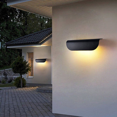 Outdoor Waterproof Simple Aluminum Long Strip LED Wall Sconce Lamp