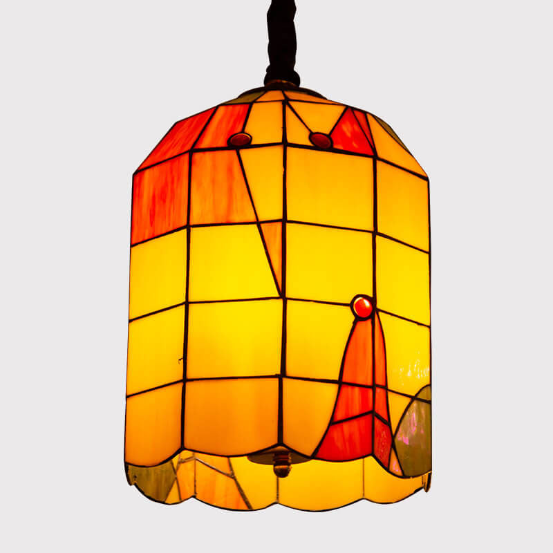 Modern Creative Art Glass Cage 3-Light Pendant Light