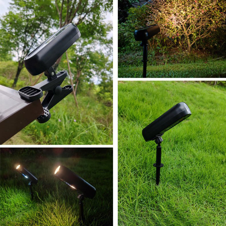 Modern Simplicity Solar Waterproof ABS Cubic LED Landscape Lighting Outdoor Light For Garden