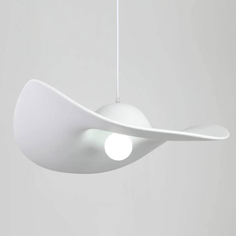 Nordic Minimalist Hat Design PU 1-Light Pendant Light