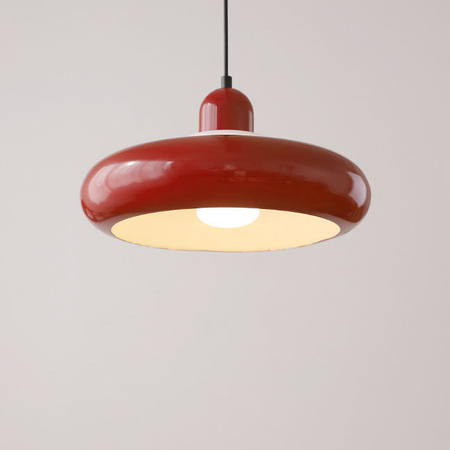 Contemporary Scandinavian Creative Geometric Dome Iron 1-Light Pendant Light For Dining Room