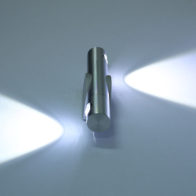 Modern Simplicity Cylinder Adjustable Angle Aluminum LED Wall Sconce Lamp For Bedroom