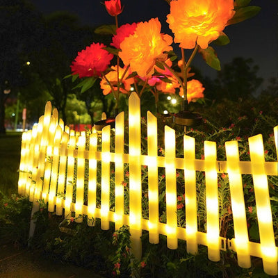 Contemporary Creative PA Wavy Shape Solar LED Decorative Fence Light Outdoor Light For Garden