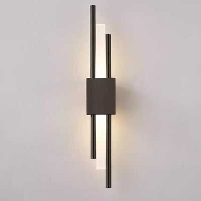 Modern Minimalist Iron Acrylic Strip LED Wall Sconce Lamp For Bedside