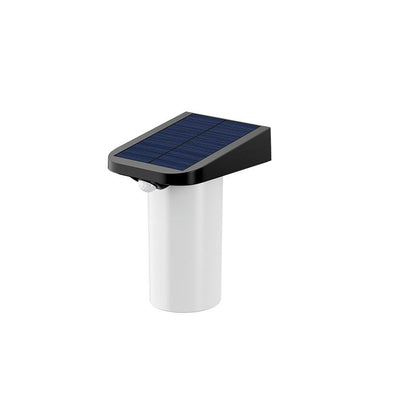 Zeitgenössische Einfachheit Solar Wasserdichte ABS Spalte LED Outdoor Wand Leuchte Lampe Für Garten 