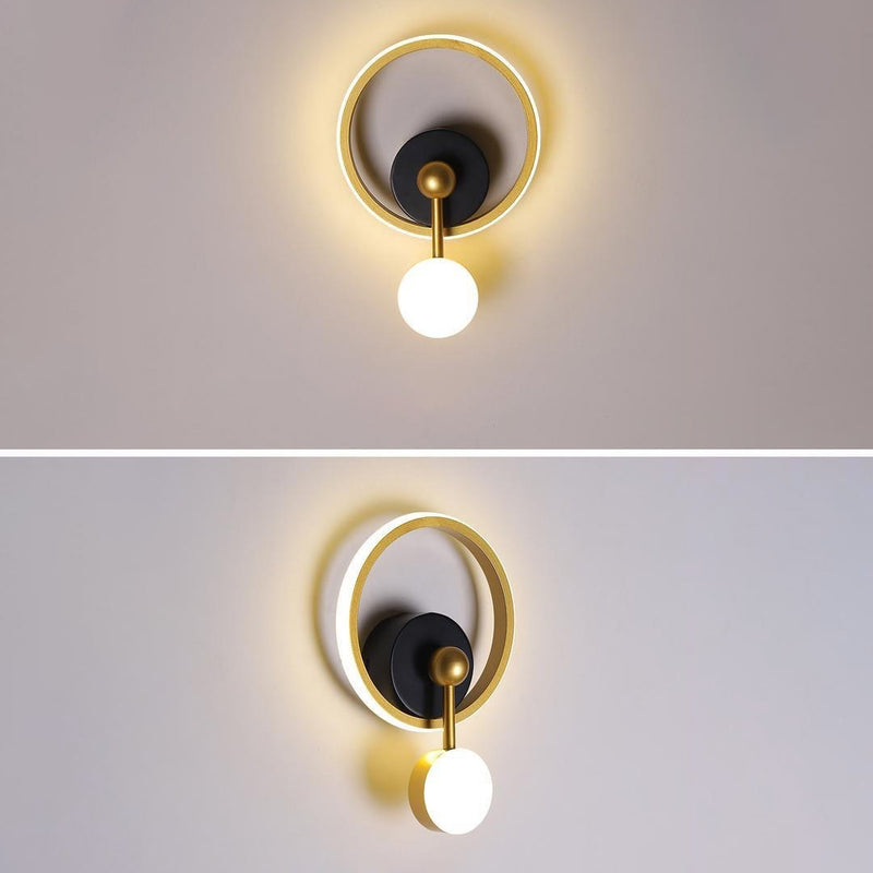 Moderne minimalistische drehbare LED-Wandleuchte