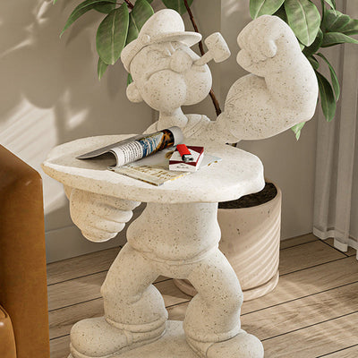 Contemporary Creative Cartoon Popeye Design Fiberglass Coffee Table For Living Room