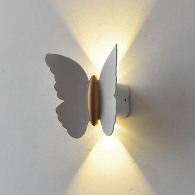 Modern Minimalist Waterproof Butterfly Aluminium LED Outdoor Wall Sconce Lamp For Outdoor Patio