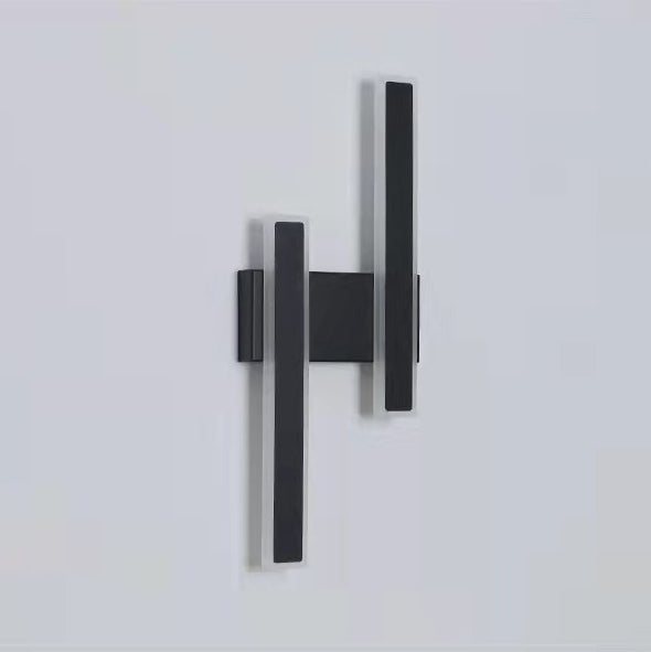 Modern Minimalist Geometric Strip Acrylic Hardware LED Wall Sconce Lamp For Bedroom