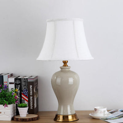 Modern Nordic Creative Fabric Vase 1-Light Table Lamp