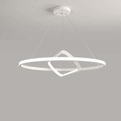 Lustres LED à géométrie de cercle minimaliste italien 