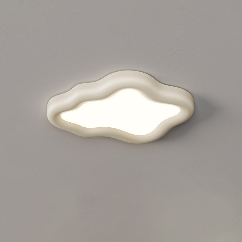 Modern Minimalist Cloud Iron LED Flush Mount Ceiling Light For Living Room