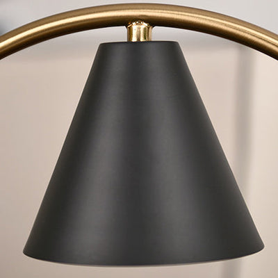 Contemporary Simplicity Tapered Hardware Wood Base 1-Light Melting Wax Table Lamp For Bedroom