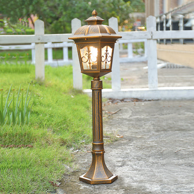 Industrial Waterproof Square Arrow Flower 1-Light Outdoor Lawn Landscape Light