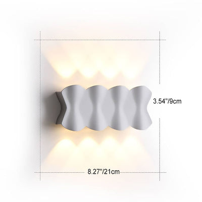 Moderne minimalistische drehbare LED-Wandleuchte