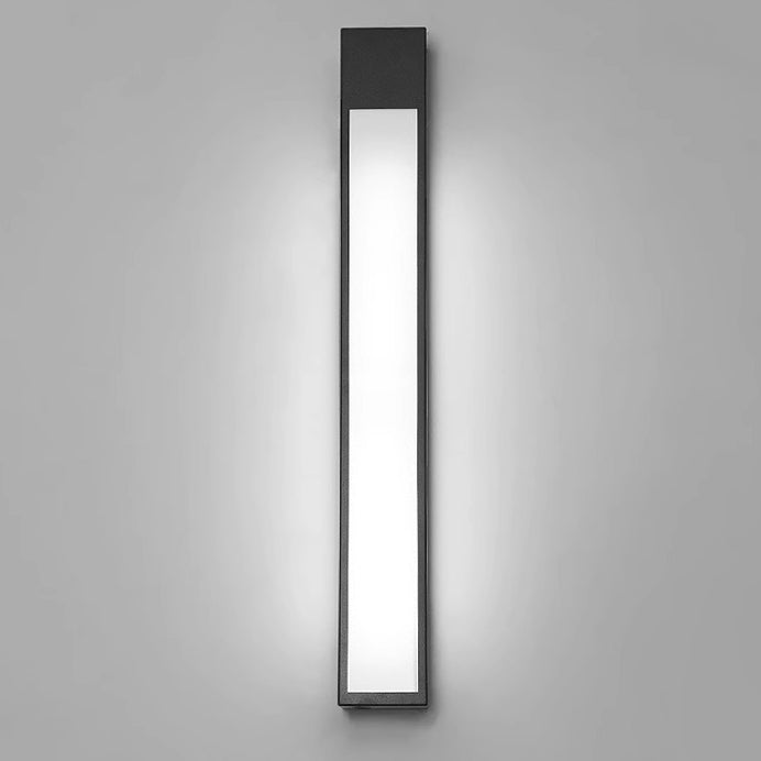 Contemporary Simplicity Stainless Steel Acrylic Column LED Waterproof Wall Sconce Lamp For Outdoor Patio