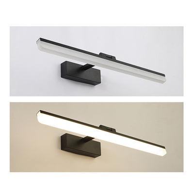 Modern Minimalist Long Aluminium Acrylic LED Vanity Light Wall Sconce Lamp For Bedroom