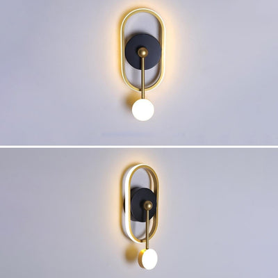 Moderne minimalistische drehbare LED-Wandleuchte