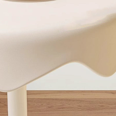 Contemporary Creative Round Ice Cream Shape PP Plastic Carbon Steel End Table For Living Room