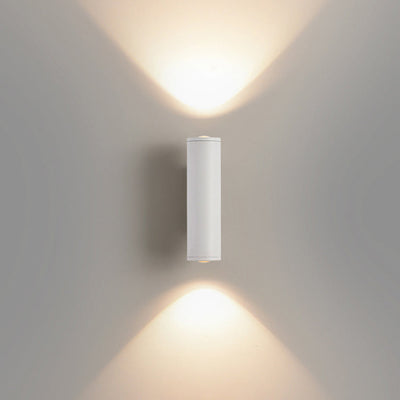 Modern Minimalist Cylinder Iron Aluminum LED Wall Sconce Lamp For Bedroom