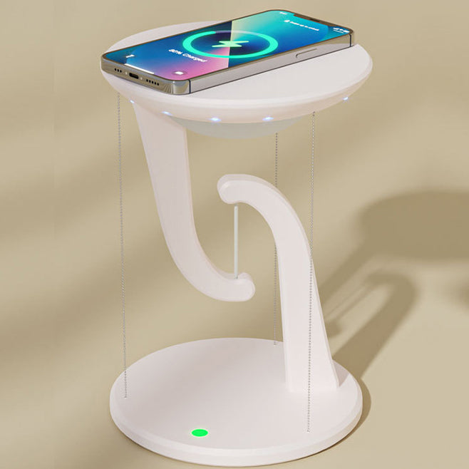 Contemporary Creative Suspended Wireless Charging PC USB LED Table Lamp For Bedroom