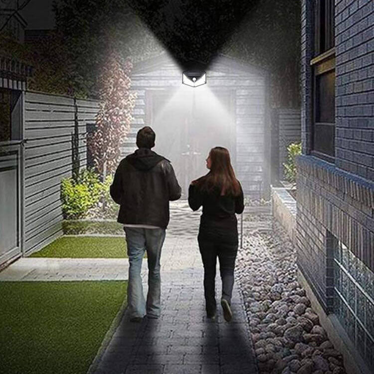 Modern Simplicity ABS Plastic Solar Lozenge LED Outdoor Wall Sconce Lamp For Garden