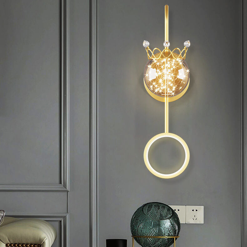 Contemporary Creative Iron Aluminum Balls LED Wall Sconce Lamp For Bedroom