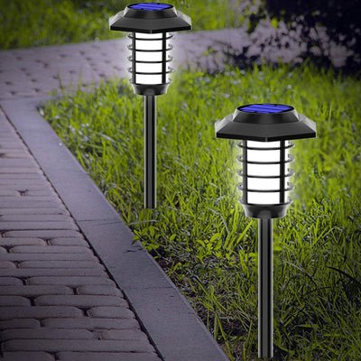 Modern Minimalist Waterproof Solar Cylinder Hardware ABS LED Outdoor Landscape Light For Garden