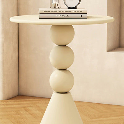 Modern Minimalist Round Ball Geometric Base Iron Coffee Table For Living Room