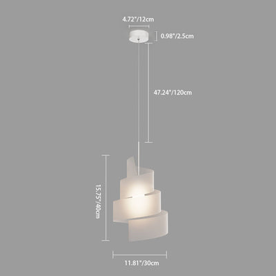 Nordische konische drehbare LED-Pendelleuchte 