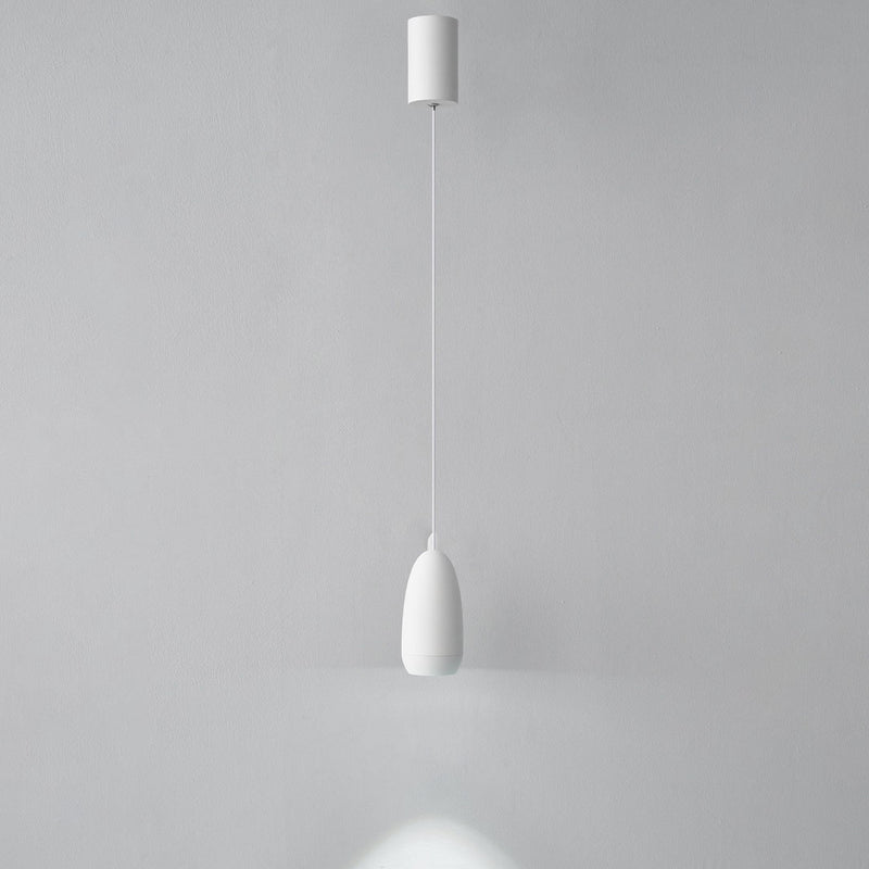 Modern Minimalist Aluminum Bullet Design LED Pendant Light For Living Room