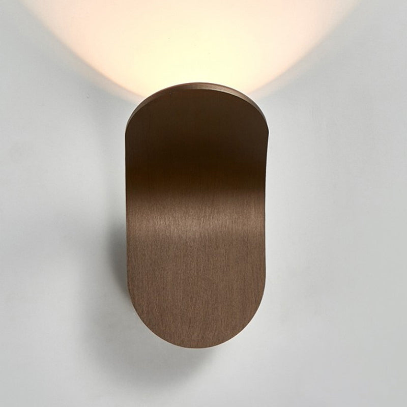 Contemporary Scandinavian Aluminum Arch LED Wall Sconce Lamp For Hallway