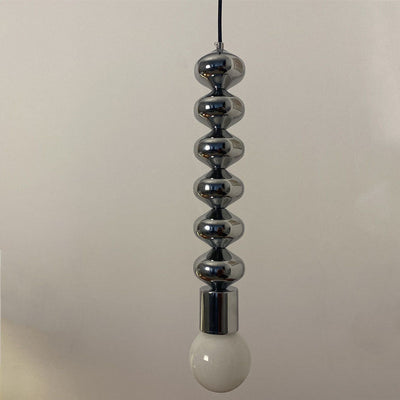 Contemporary Simplicity Iron Gourd String 1-Light Pendant Light For Living Room