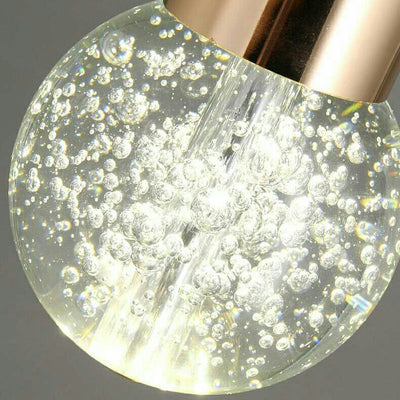 Contemporary Creative Acrylic Antler Bubble Crystal Ball LED Wall Sconce Lamp For Living Room