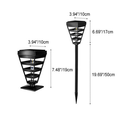 Solar-Flammen-Rasen-Licht-LED-Außenboden-Rasen-Boden-Stecker-Licht 