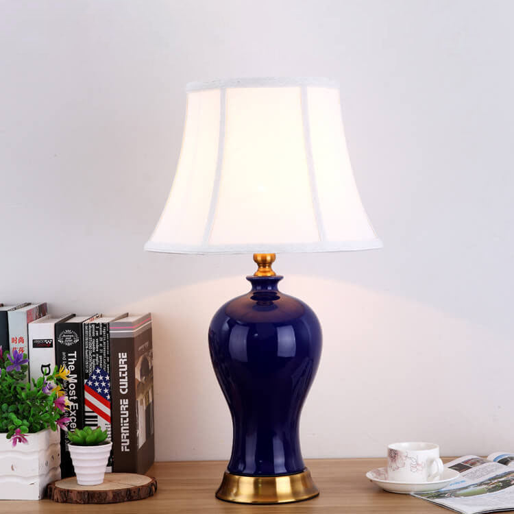 Modern Nordic Creative Fabric Vase 1-Light Table Lamp